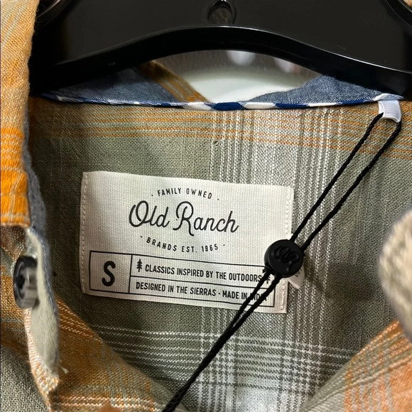 Casual Green and Orange Plaid Button Down Shirt - Picture 3 of 7